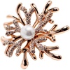 image:imageGifts for Wife Anniversary Brooch for Women Pearl Brooch Real AAA Quality Handpicked Nature Pearls and D Color Moissanite  Gifts for Mom Girlfriend Her NO11208