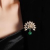 image:imageGifts for Wife Anniversary Brooch for Women Pearl Brooch Real AAA Quality Handpicked Nature Pearls and D Color Moissanite  Gifts for Mom Girlfriend Her NO11147