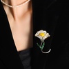 image:imageGifts for Wife Anniversary Brooch for Women Pearl Brooch Real AAA Quality Handpicked Nature Pearls and D Color Moissanite  Gifts for Mom Girlfriend Her NO11160