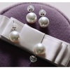 image:imageNONNYL 14K Gold Handpicked AAA Quality Freshwater Cultured White Pearl Stud Earrings for Womenwhitegold 10mm