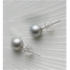 image:imageNONNYL 14K Gold Handpicked AAA Quality Freshwater Cultured White Pearl Stud Earrings for Womenwhitegold 8mm