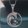 image:imageNONNYL Birthday Gifts for Women WifeTahitianBlackPearlNecklaceGift for Wife Wedding Anniversary JewelryGirlfriend Mothers Day Gifts for Mom Women Christmas Valentines Day Gfits for Her