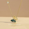 image:imageNONNYL Butterfly Necklace for Women  Pendant Necklaces Jewelry in S925 Sterling Silver Christmas Gifts for Mom Wife Girlfriend Anniversary Birthday Jewelry Gifts for Her
