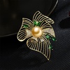 image:imageNONNYL Elegant South Sea Golden Pearl Brooch Pins Costume Jewelry For Women Fashion Christmas Gifts Wife Mom Girlfriend Anniversary Birthday Fine Jewelry Gifts for Her NO2253