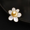 image:imageNONNYL Elegant South Sea Golden Pearl Brooch Pins Costume Jewelry For Women Fashion Christmas Gifts Wife Mom Girlfriend Anniversary Birthday Fine Jewelry Gifts for Her NO1141