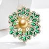 image:imageNONNYL Elegant South Sea Golden Pearl Brooch Pins Costume Jewelry For Women Fashion Christmas Gifts Wife Mom Girlfriend Anniversary Birthday Fine Jewelry Gifts for Her NO2270