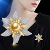 image:imageNONNYL Elegant South Sea Golden Pearl Brooch Pins Costume Jewelry For Women Fashion Christmas Gifts Wife Mom Girlfriend Anniversary Birthday Fine Jewelry Gifts for Her NO1144
