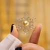 image:imageNONNYL Elegant South Sea Golden Pearl Brooch Pins Costume Jewelry For Women Fashion Christmas Gifts Wife Mom Girlfriend Anniversary Birthday Fine Jewelry Gifts for Her NO2285
