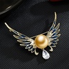 image:imageNONNYL Elegant South Sea Golden Pearl Brooch Pins Costume Jewelry For Women Fashion Christmas Gifts Wife Mom Girlfriend Anniversary Birthday Fine Jewelry Gifts for Her NO1158