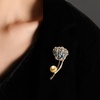 image:imageNONNYL Elegant South Sea Golden Pearl Brooch Pins Costume Jewelry For Women Fashion Christmas Gifts Wife Mom Girlfriend Anniversary Birthday Fine Jewelry Gifts for Her NO2274