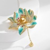 image:imageNONNYL Elegant South Sea Golden Pearl Brooch Pins Costume Jewelry For Women Fashion Christmas Gifts Wife Mom Girlfriend Anniversary Birthday Fine Jewelry Gifts for Her NO1155