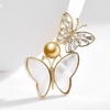 image:imageNONNYL Elegant South Sea Golden Pearl Brooch Pins Costume Jewelry For Women Fashion Christmas Gifts Wife Mom Girlfriend Anniversary Birthday Fine Jewelry Gifts for Her NO1166