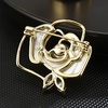 image:imageNONNYL Elegant South Sea Golden Pearl Brooch Pins Costume Jewelry For Women Fashion Christmas Gifts Wife Mom Girlfriend Anniversary Birthday Fine Jewelry Gifts for Her NO1157