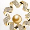 image:imageNONNYL Elegant South Sea Golden Pearl Brooch Pins Costume Jewelry For Women Fashion Christmas Gifts Wife Mom Girlfriend Anniversary Birthday Fine Jewelry Gifts for Her NO2283