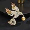 image:imageNONNYL Elegant South Sea Golden Pearl Brooch Pins Costume Jewelry For Women Fashion Christmas Gifts Wife Mom Girlfriend Anniversary Birthday Fine Jewelry Gifts for Her NO2248
