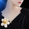 image:imageNONNYL Elegant South Sea Golden Pearl Brooch Pins Costume Jewelry For Women Fashion Christmas Gifts Wife Mom Girlfriend Anniversary Birthday Fine Jewelry Gifts for Her NO1141
