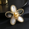 image:imageNONNYL Elegant South Sea Golden Pearl Brooch Pins Costume Jewelry For Women Fashion Christmas Gifts Wife Mom Girlfriend Anniversary Birthday Fine Jewelry Gifts for Her NO1175