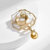 image:imageNONNYL Elegant South Sea Golden Pearl Brooch Pins Costume Jewelry For Women Fashion Christmas Gifts Wife Mom Girlfriend Anniversary Birthday Fine Jewelry Gifts for Her NO2271