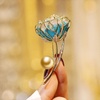 image:imageNONNYL Elegant South Sea Golden Pearl Brooch Pins Costume Jewelry For Women Fashion Christmas Gifts Wife Mom Girlfriend Anniversary Birthday Fine Jewelry Gifts for Her NO2274