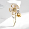 image:imageNONNYL Elegant South Sea Golden Pearl Brooch Pins Costume Jewelry For Women Fashion Christmas Gifts Wife Mom Girlfriend Anniversary Birthday Fine Jewelry Gifts for Her NO2251