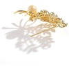 image:imageNONNYL Elegant South Sea Golden Pearl Brooch Pins Costume Jewelry For Women Fashion Christmas Gifts Wife Mom Girlfriend Anniversary Birthday Fine Jewelry Gifts for Her NO1133