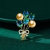 image:imageNONNYL Elegant South Sea Golden Pearl Brooch Pins Costume Jewelry For Women Fashion Christmas Gifts Wife Mom Girlfriend Anniversary Birthday Fine Jewelry Gifts for Her NO1138