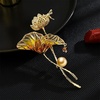 image:imageNONNYL Elegant South Sea Golden Pearl Brooch Pins Costume Jewelry For Women Fashion Christmas Gifts Wife Mom Girlfriend Anniversary Birthday Fine Jewelry Gifts for Her NO1178