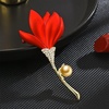 image:imageNONNYL Elegant South Sea Golden Pearl Brooch Pins Costume Jewelry For Women Fashion Christmas Gifts Wife Mom Girlfriend Anniversary Birthday Fine Jewelry Gifts for Her NO1164