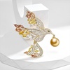 image:imageNONNYL Elegant South Sea Golden Pearl Brooch Pins Costume Jewelry For Women Fashion Christmas Gifts Wife Mom Girlfriend Anniversary Birthday Fine Jewelry Gifts for Her NO2248