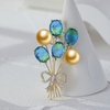 image:imageNONNYL Elegant South Sea Golden Pearl Brooch Pins Costume Jewelry For Women Fashion Christmas Gifts Wife Mom Girlfriend Anniversary Birthday Fine Jewelry Gifts for Her NO1138