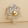 image:imageNONNYL Elegant South Sea Golden Pearl Brooch Pins Costume Jewelry For Women Fashion Christmas Gifts Wife Mom Girlfriend Anniversary Birthday Fine Jewelry Gifts for Her NO2272