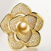image:imageNONNYL Elegant South Sea Golden Pearl Brooch Pins Costume Jewelry For Women Fashion Christmas Gifts Wife Mom Girlfriend Anniversary Birthday Fine Jewelry Gifts for Her NO2281