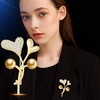 image:imageNONNYL Elegant South Sea Golden Pearl Brooch Pins Costume Jewelry For Women Fashion Christmas Gifts Wife Mom Girlfriend Anniversary Birthday Fine Jewelry Gifts for Her NO1139