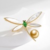 image:imageNONNYL Elegant South Sea Golden Pearl Brooch Pins Costume Jewelry For Women Fashion Christmas Gifts Wife Mom Girlfriend Anniversary Birthday Fine Jewelry Gifts for Her NO2235