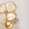 image:imageNONNYL Elegant South Sea Golden Pearl Brooch Pins Costume Jewelry For Women Fashion Christmas Gifts Wife Mom Girlfriend Anniversary Birthday Fine Jewelry Gifts for Her NO2282