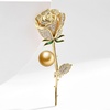 image:imageNONNYL Elegant South Sea Golden Pearl Brooch Pins Costume Jewelry For Women Fashion Christmas Gifts Wife Mom Girlfriend Anniversary Birthday Fine Jewelry Gifts for Her NO2241