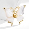 image:imageNONNYL Elegant South Sea Golden Pearl Brooch Pins Costume Jewelry For Women Fashion Christmas Gifts Wife Mom Girlfriend Anniversary Birthday Fine Jewelry Gifts for Her NO1151