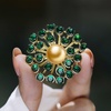 image:imageNONNYL Elegant South Sea Golden Pearl Brooch Pins Costume Jewelry For Women Fashion Christmas Gifts Wife Mom Girlfriend Anniversary Birthday Fine Jewelry Gifts for Her NO2278