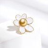 image:imageNONNYL Elegant South Sea Golden Pearl Brooch Pins Costume Jewelry For Women Fashion Christmas Gifts Wife Mom Girlfriend Anniversary Birthday Fine Jewelry Gifts for Her NO1141