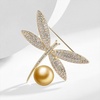 image:imageNONNYL Elegant South Sea Golden Pearl Brooch Pins Costume Jewelry For Women Fashion Christmas Gifts Wife Mom Girlfriend Anniversary Birthday Fine Jewelry Gifts for Her NO1160