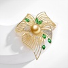 image:imageNONNYL Elegant South Sea Golden Pearl Brooch Pins Costume Jewelry For Women Fashion Christmas Gifts Wife Mom Girlfriend Anniversary Birthday Fine Jewelry Gifts for Her NO2253