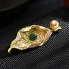 image:imageNONNYL Elegant South Sea Golden Pearl Brooch Pins Costume Jewelry For Women Fashion Christmas Gifts Wife Mom Girlfriend Anniversary Birthday Fine Jewelry Gifts for Her NO2247