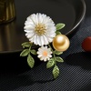 image:imageNONNYL Elegant South Sea Golden Pearl Brooch Pins Costume Jewelry For Women Fashion Christmas Gifts Wife Mom Girlfriend Anniversary Birthday Fine Jewelry Gifts for Her NO1148