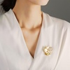 image:imageNONNYL Elegant South Sea Golden Pearl Brooch Pins Costume Jewelry For Women Fashion Christmas Gifts Wife Mom Girlfriend Anniversary Birthday Fine Jewelry Gifts for Her NO2282