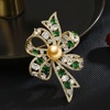 image:imageNONNYL Elegant South Sea Golden Pearl Brooch Pins Costume Jewelry For Women Fashion Christmas Gifts Wife Mom Girlfriend Anniversary Birthday Fine Jewelry Gifts for Her NO2252