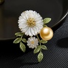 image:imageNONNYL Elegant South Sea Golden Pearl Brooch Pins Costume Jewelry For Women Fashion Christmas Gifts Wife Mom Girlfriend Anniversary Birthday Fine Jewelry Gifts for Her NO1148