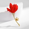 image:imageNONNYL Elegant South Sea Golden Pearl Brooch Pins Costume Jewelry For Women Fashion Christmas Gifts Wife Mom Girlfriend Anniversary Birthday Fine Jewelry Gifts for Her NO1164