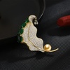 image:imageNONNYL Elegant South Sea Golden Pearl Brooch Pins Costume Jewelry For Women Fashion Christmas Gifts Wife Mom Girlfriend Anniversary Birthday Fine Jewelry Gifts for Her NO2246