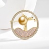 image:imageNONNYL Elegant South Sea Golden Pearl Brooch Pins Costume Jewelry For Women Fashion Christmas Gifts Wife Mom Girlfriend Anniversary Birthday Fine Jewelry Gifts for Her NO1172