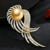 image:imageNONNYL Elegant South Sea Golden Pearl Brooch Pins Costume Jewelry For Women Fashion Christmas Gifts Wife Mom Girlfriend Anniversary Birthday Fine Jewelry Gifts for Her NO2237